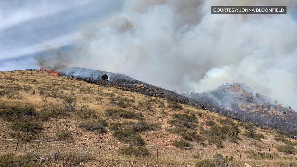 Grass fire burns more than 500 acres near Red Feather Lakes | 9news.com