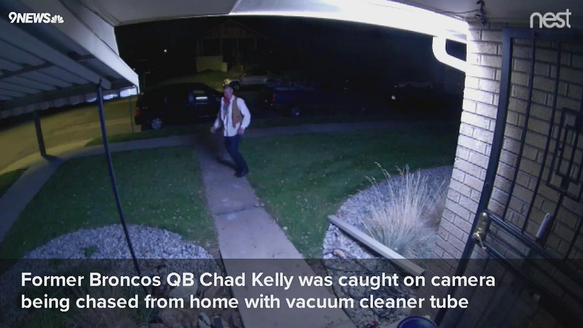 Former Denver Broncos QB Chad Kelly was accused of illegally entering an Englewood home after attending a Halloween party hosted by linebacker Von Miller. He pleaded guilty Wednesday.