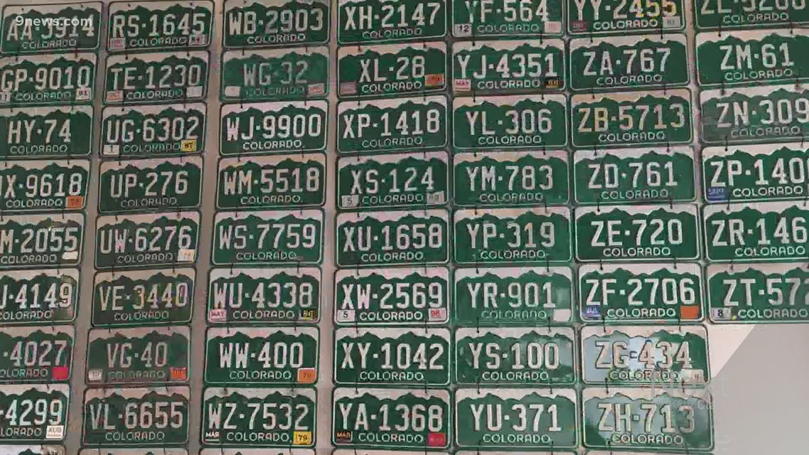 Colorado license plates for sale