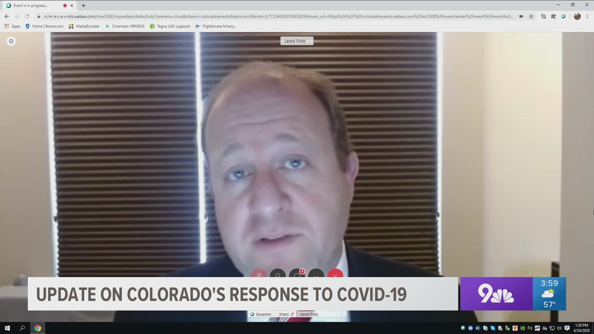 Gov. Jared Polis (D-Colorado) addressed Weld County's decision to adopt a "safer at work" order.