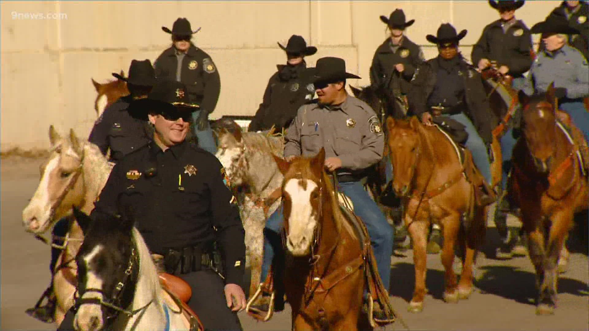The National Western Stock Show and Rodeo parade was to take place Thursday in downtown Denver.
