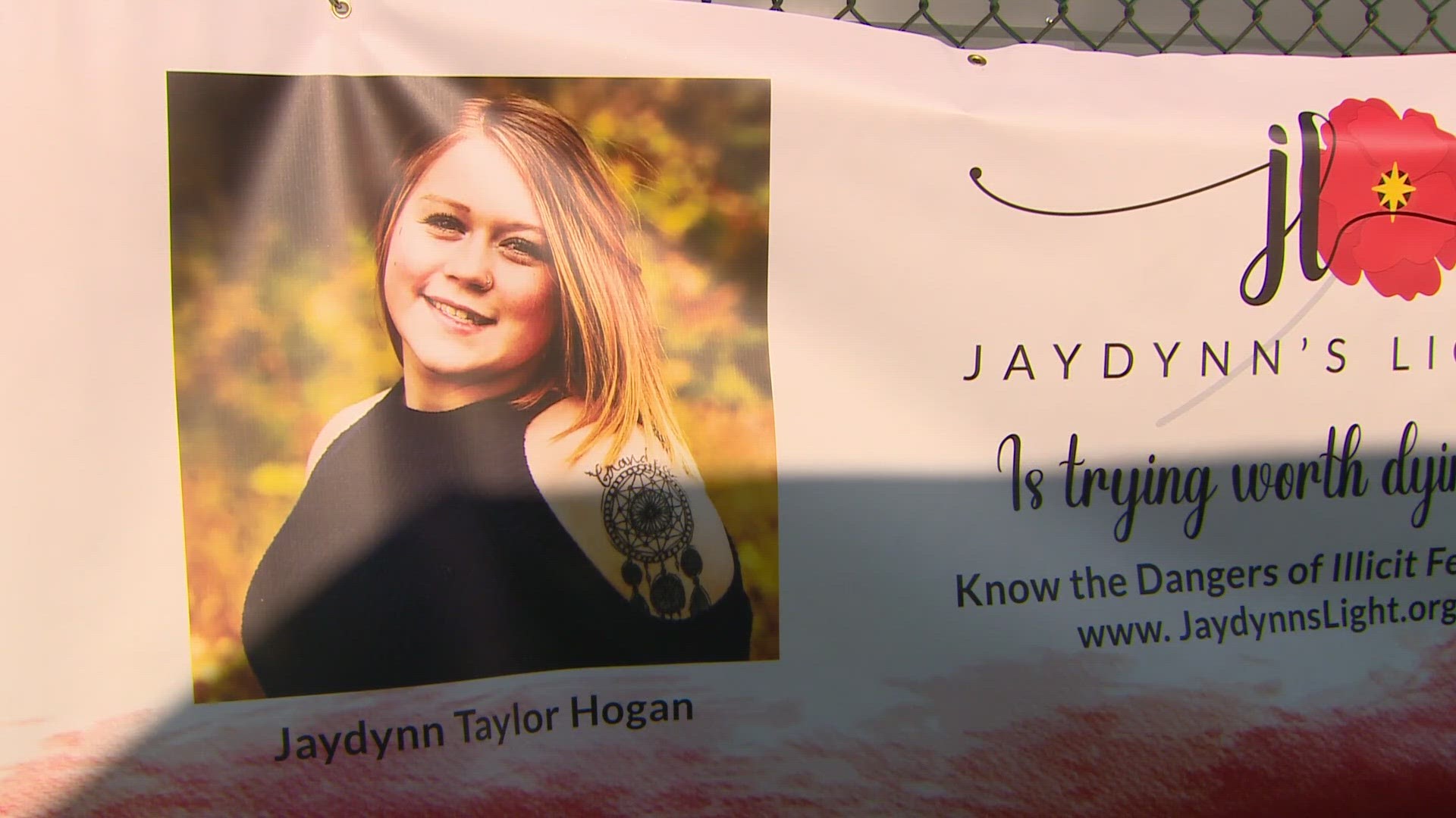 16-year-old Jaydynn Hogan died in July 2021 after accidentally taking a pill laced with fentanyl.