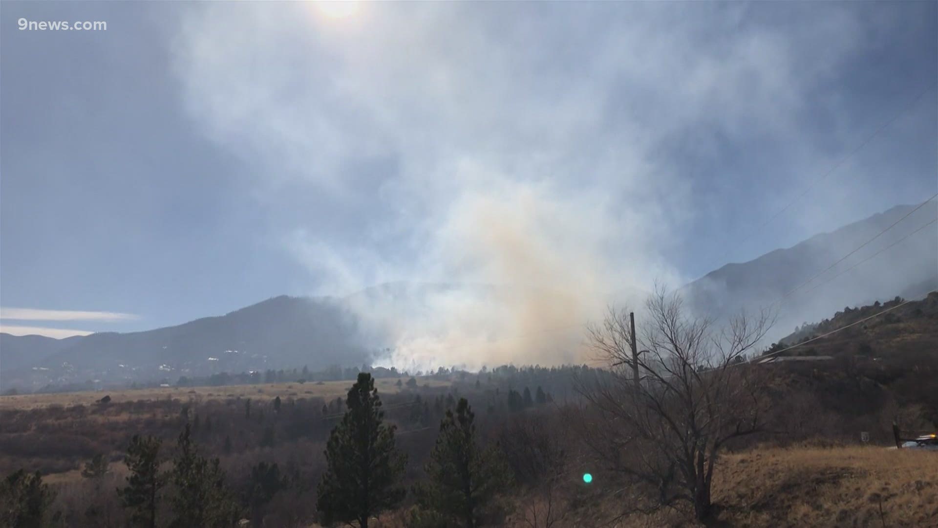 The fire forced the evacuations of about 235 homes.