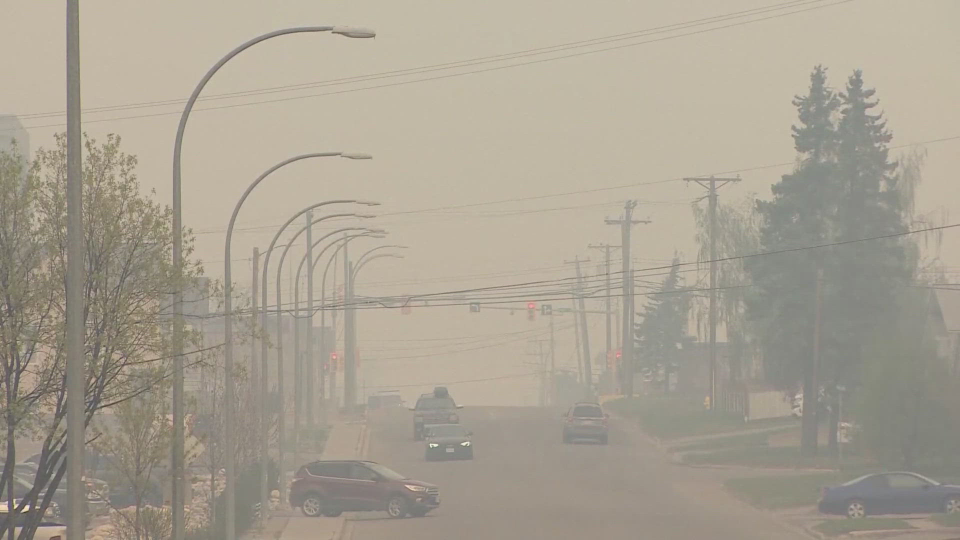 Wildfires are forcing thousands of people to evacuate parts of Canada.