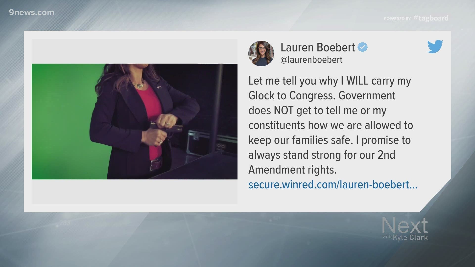 Rep. Lauren Boebert released a fundraising video proclaiming she'd be carrying her gun around the District of Columbia and Capitol Hill.