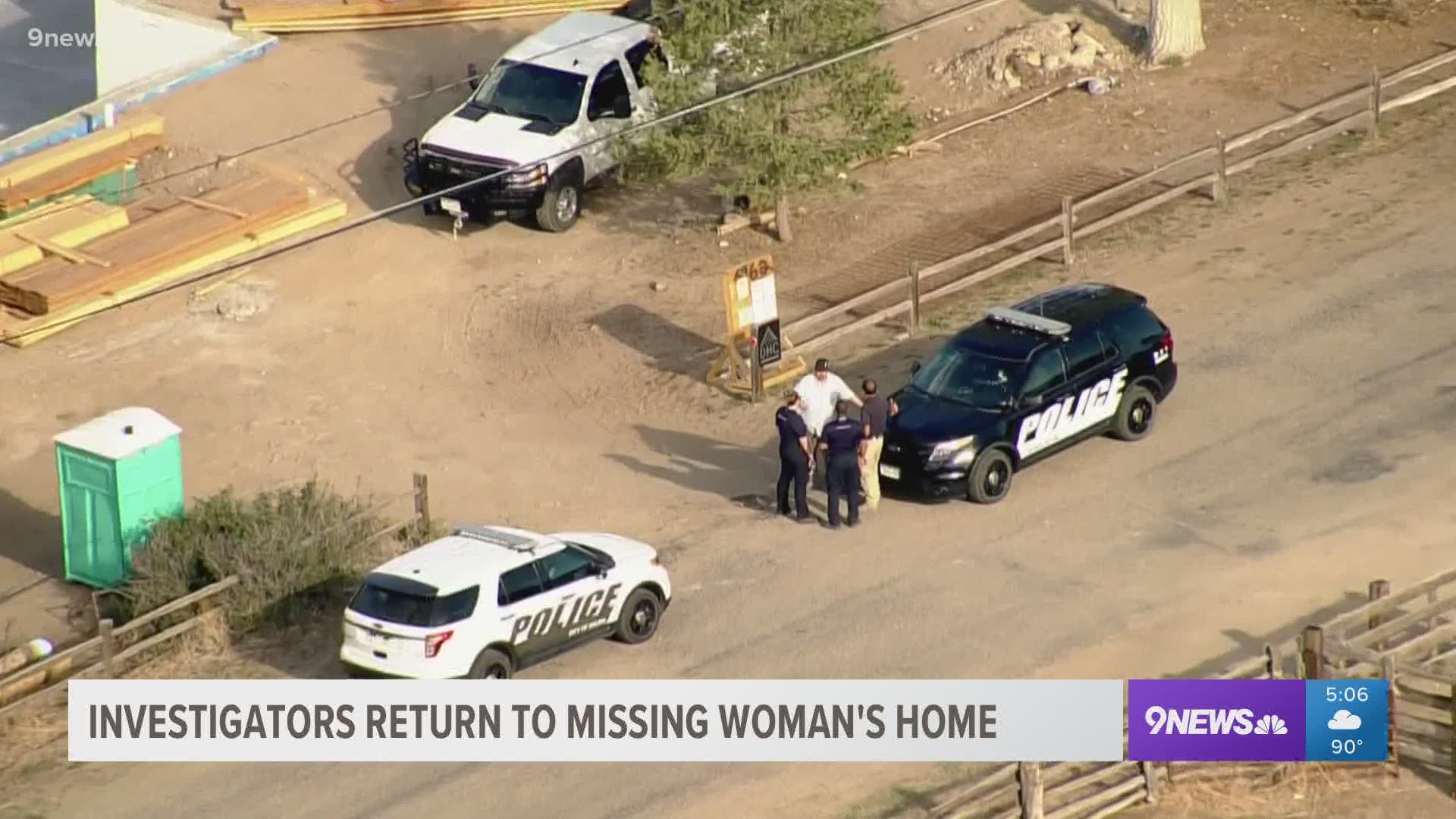 Investigators returned to Suzanne Morphew's home near Salida on Thursday.