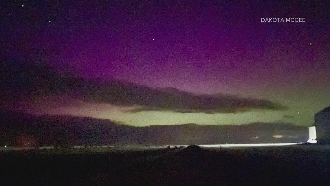 The aurora borealis shows up in Colorado | 9news.com