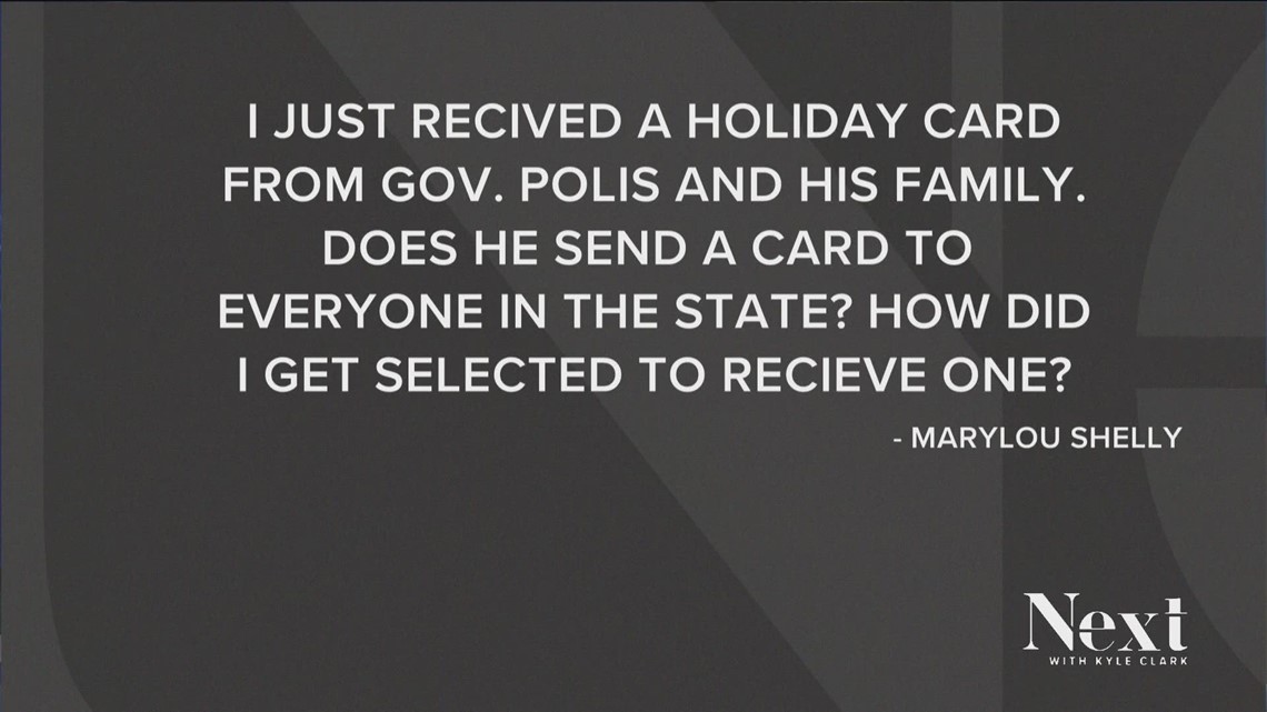 Next Question: Who gets holiday cards from the governor?