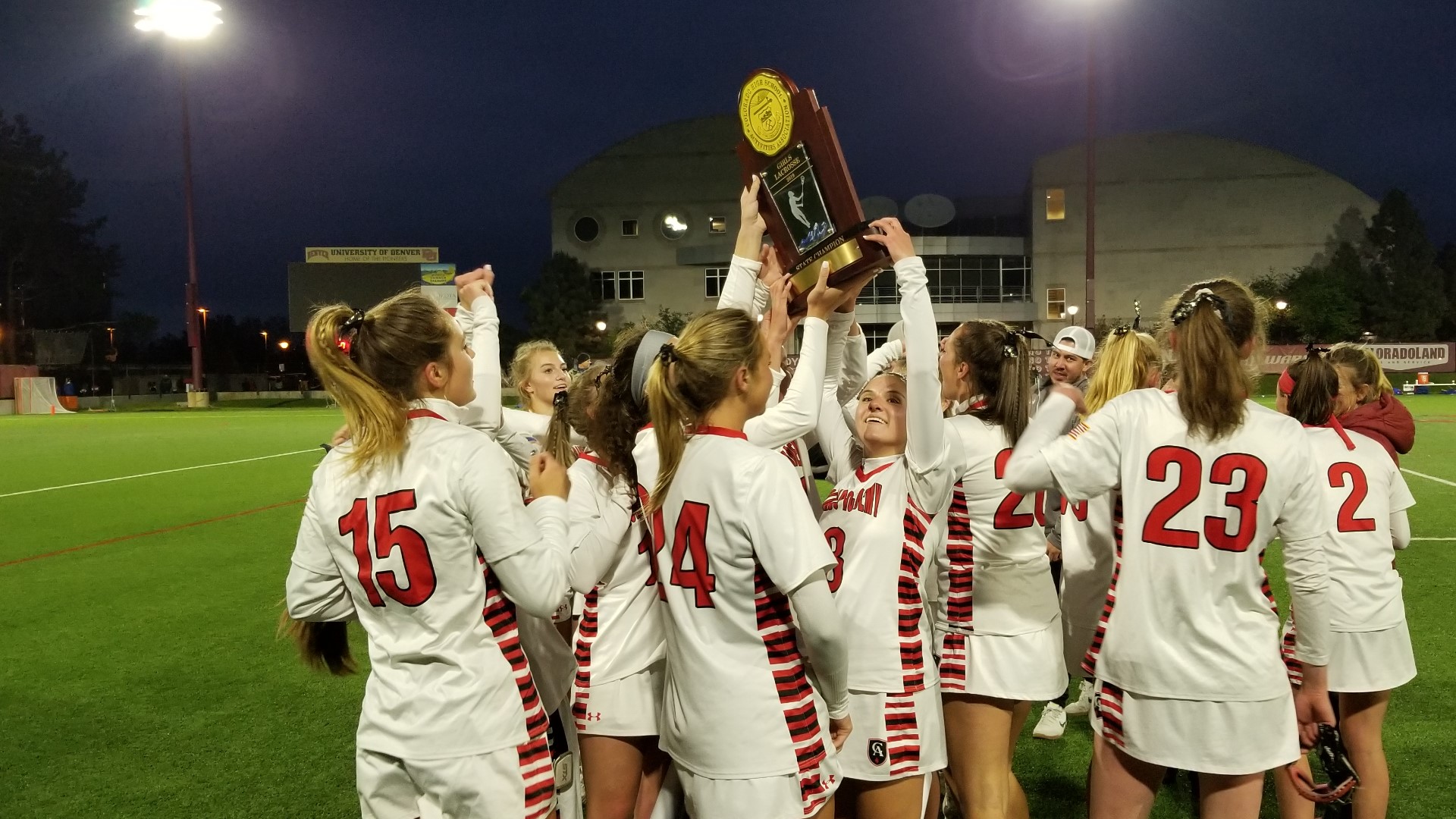 The Mustangs defeated Cherry Creek in the state championship game for the fifth-straight year on Wednesday night.