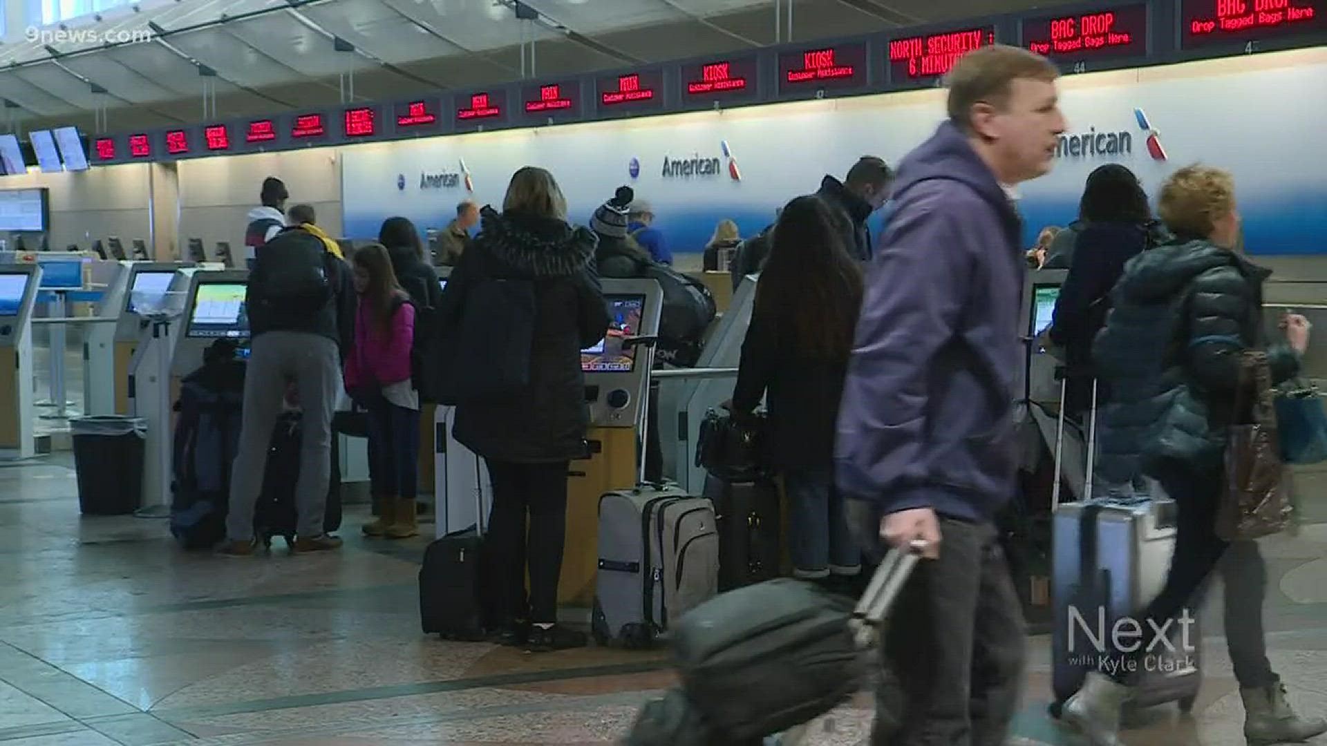 Other airlines called off flights sooner, according to tracking data. Thursday, those carriers had much shorter lines at DIA.