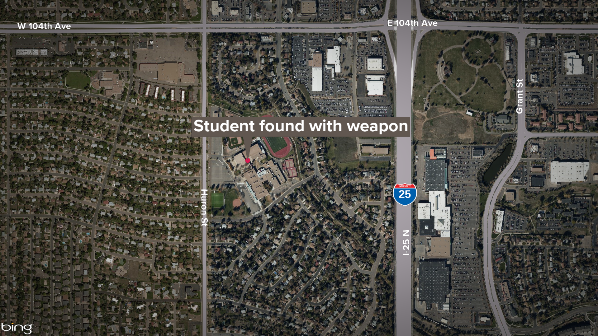 Acting on a tip, police contacted the student in a classroom and found he or she did have a weapon on campus.