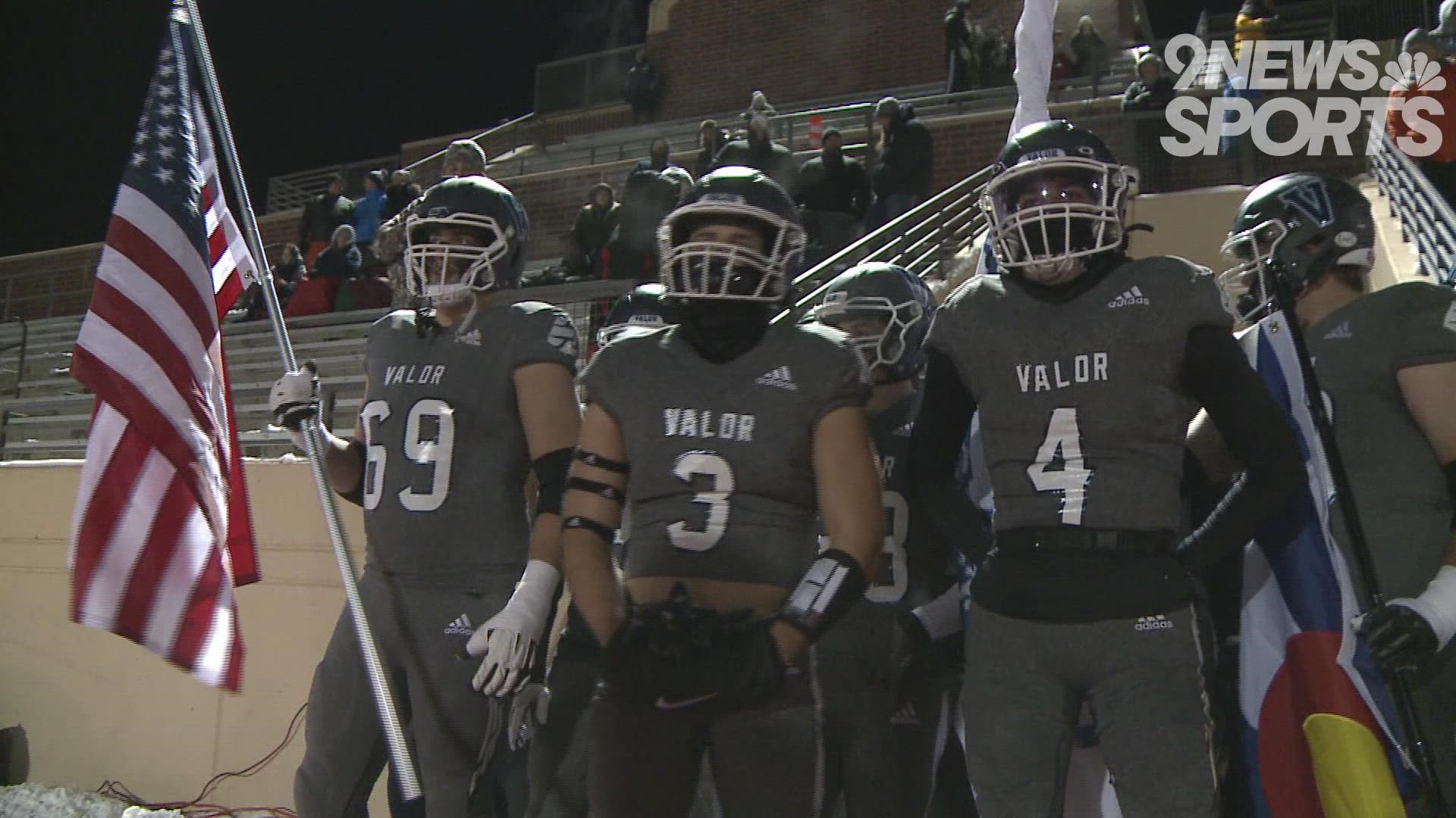 The Eagles defeated the Raiders 45-28 on Friday night to advance to the state semifinals.