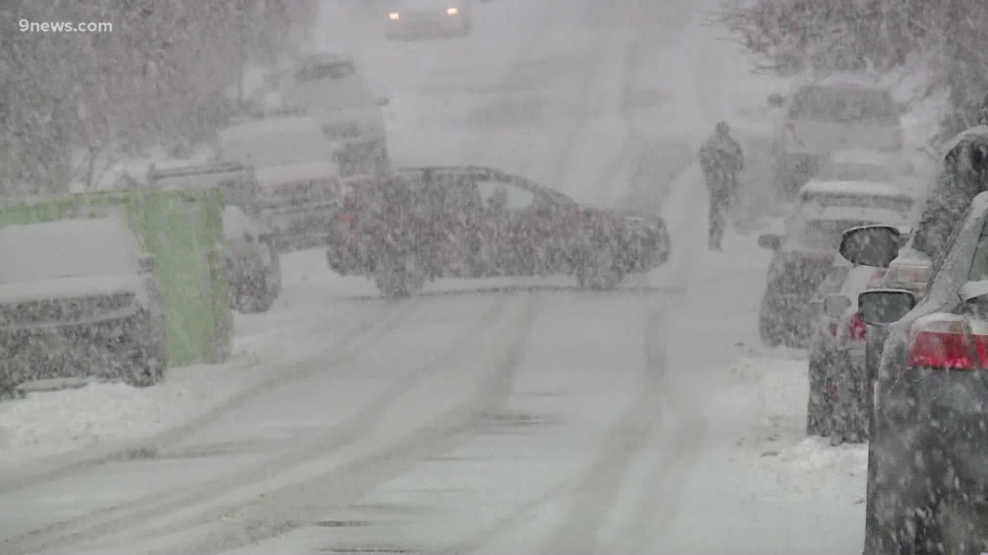 All that snow and precipitation is helping take a bite out of Denver's historic drought.