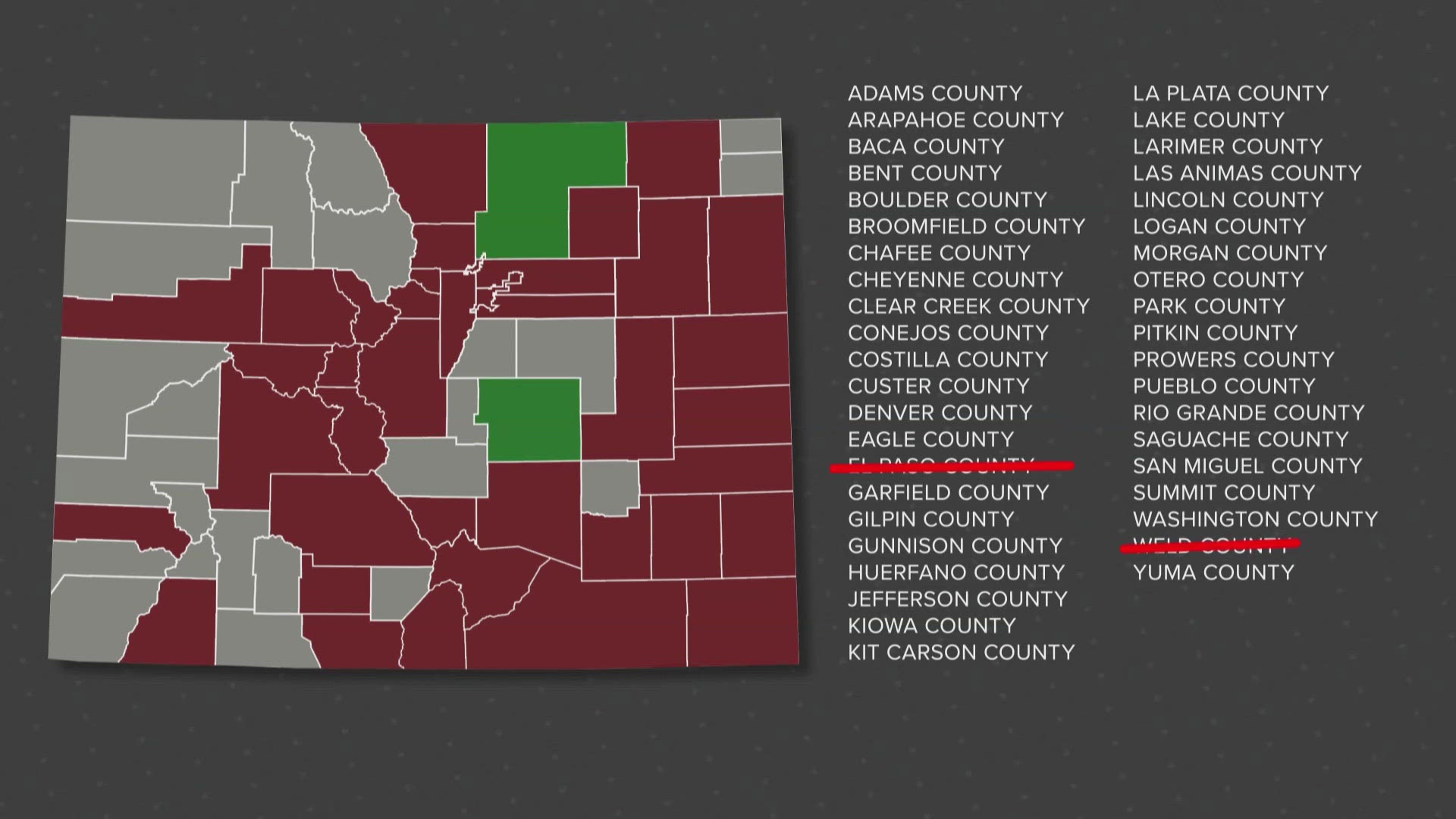 Several Colorado counties are disputing their inclusion on a federal list of so-called sanctuary jurisdictions.