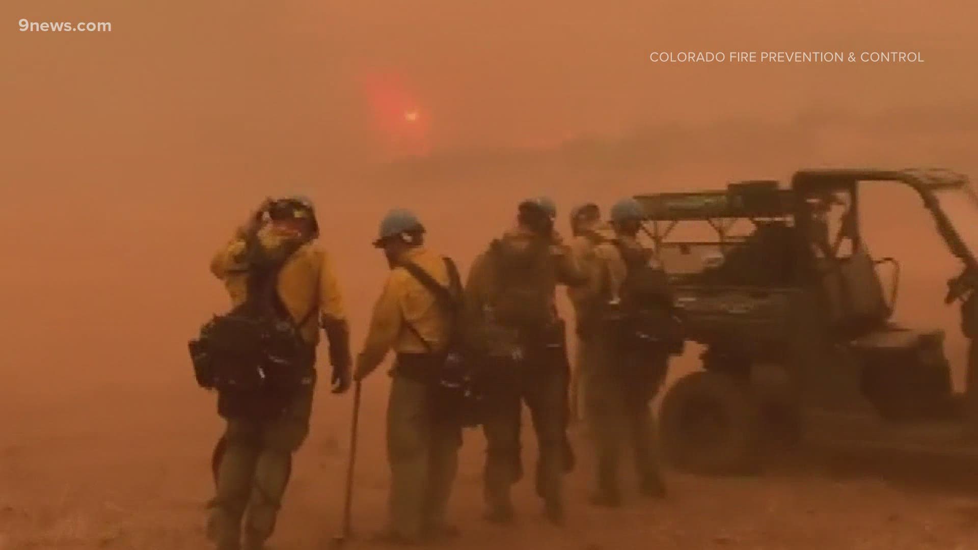 Battalion Chief Dan Battin said it's hard to describe exactly what it's like hearing the roar of a fire as large as the ones burning in Colorado this October.