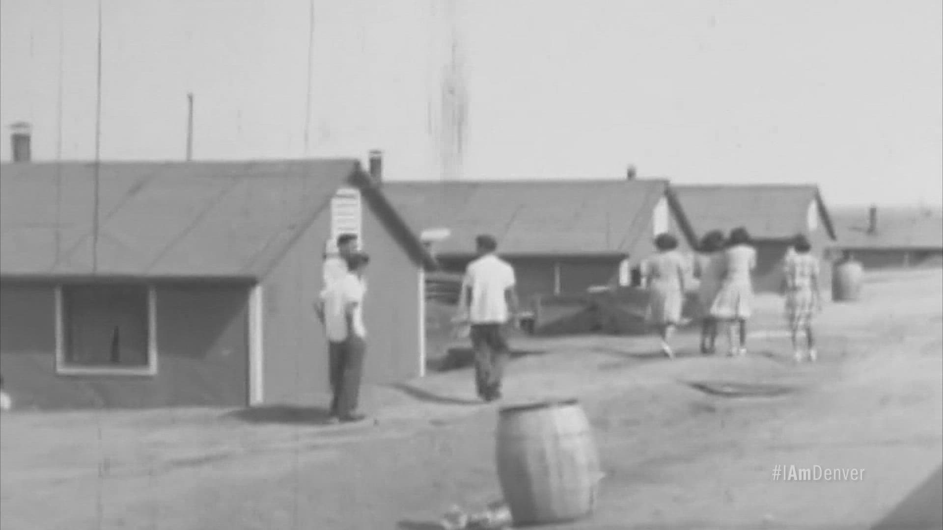 The documentary shows how Japanese Americans were forcibly sent to a confinement facility in southeastern Colorado during World War II, from  www.IamDenver.org