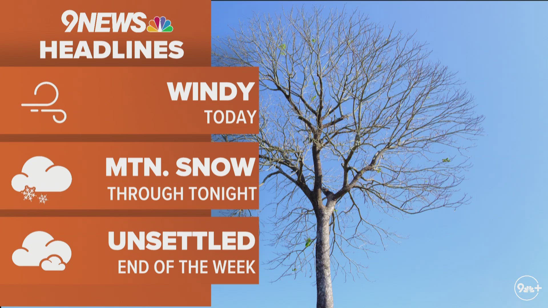 Gusts up to 50 mph are possible around Denver again on Tuesday with highs topping out near 60 degrees. Lighter winds are on tap for Wednesday.