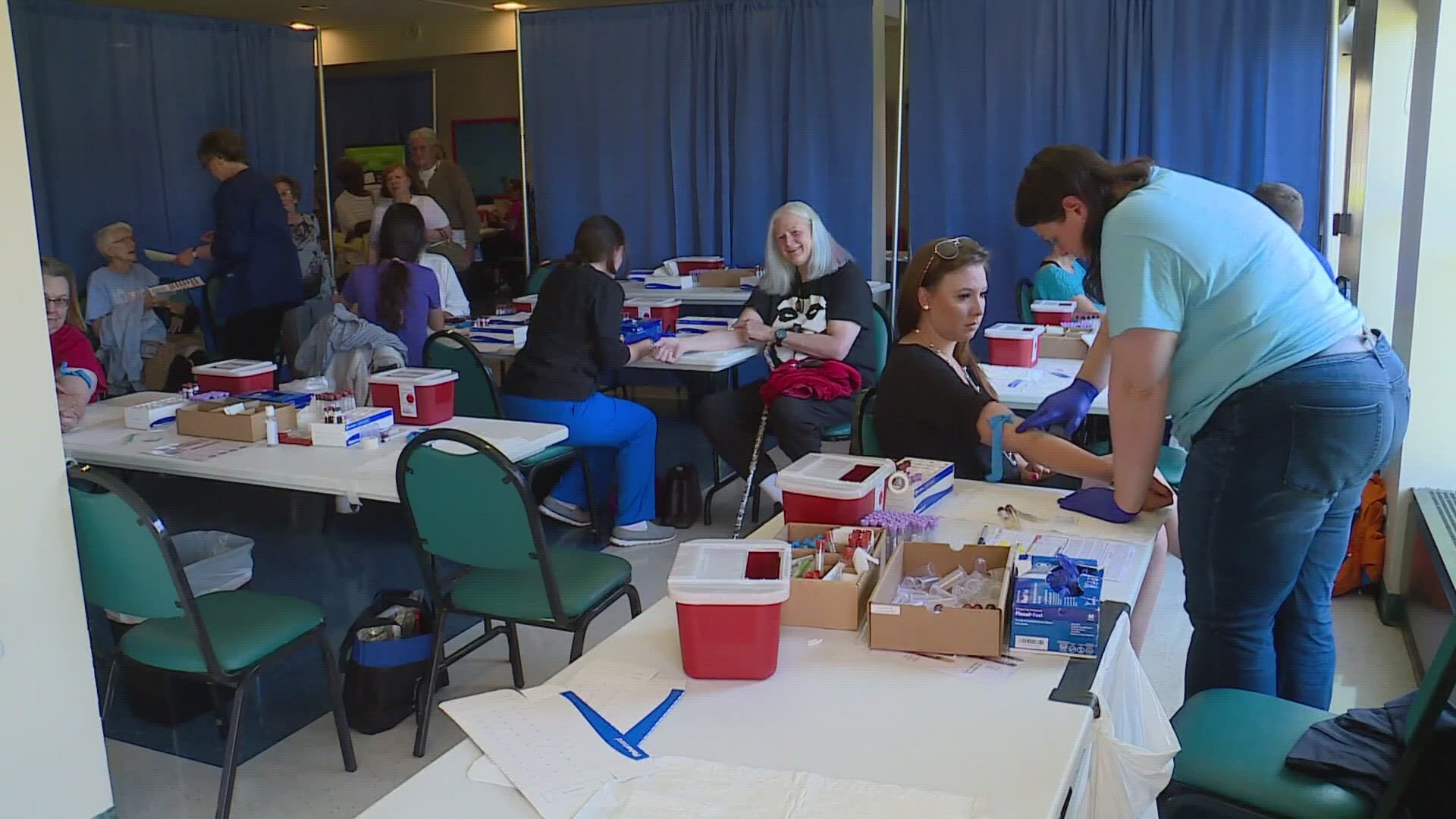 The health fairs offer a way for Colorado residents to get free or low-cost blood and other preventative screenings.