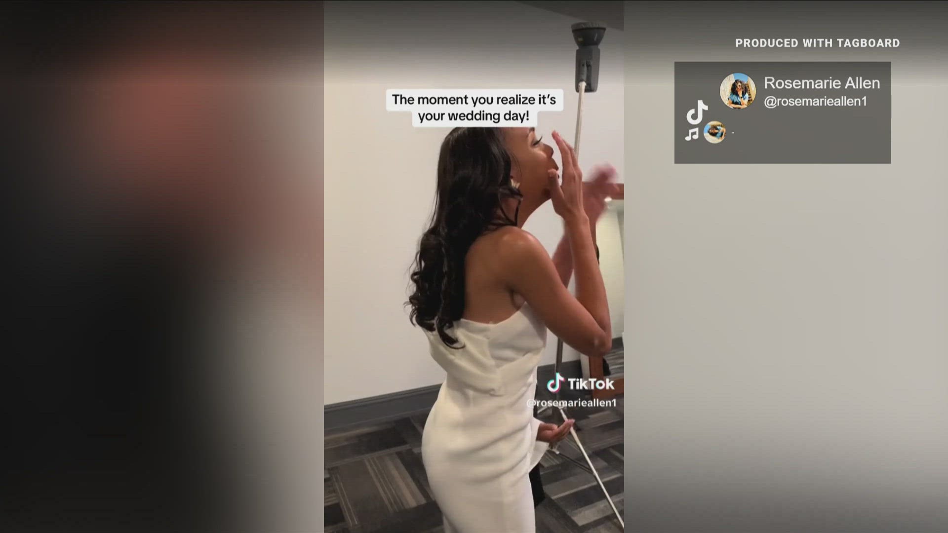 Dr. Rosemarie Allen discusses a viral TikTok video she recently posted of an engagement and surprise wedding for her niece.