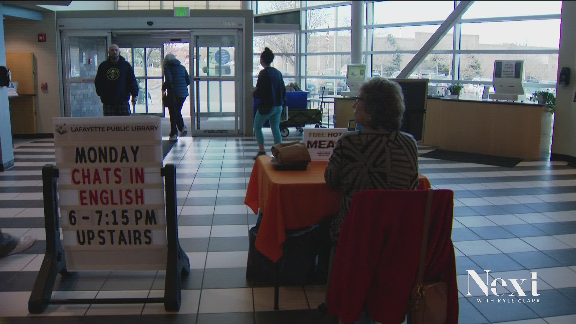 They've been at the library the past four months, serving more than 1,000 meals.