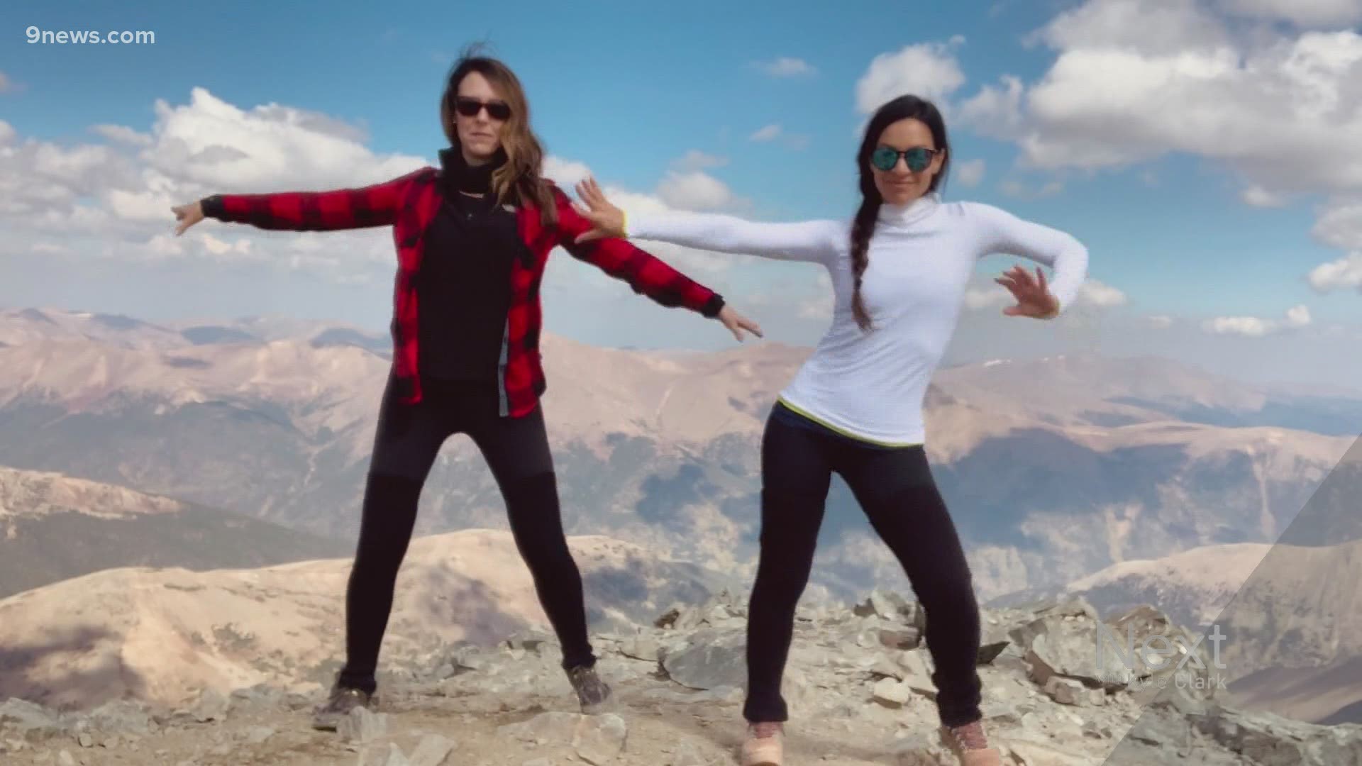The annual Denver Salsa, Bachata, and Zouk/Kizomba Congress was canceled because of COVID-19, so Mia and Karen took their routine to the top of Grays And Torreys.