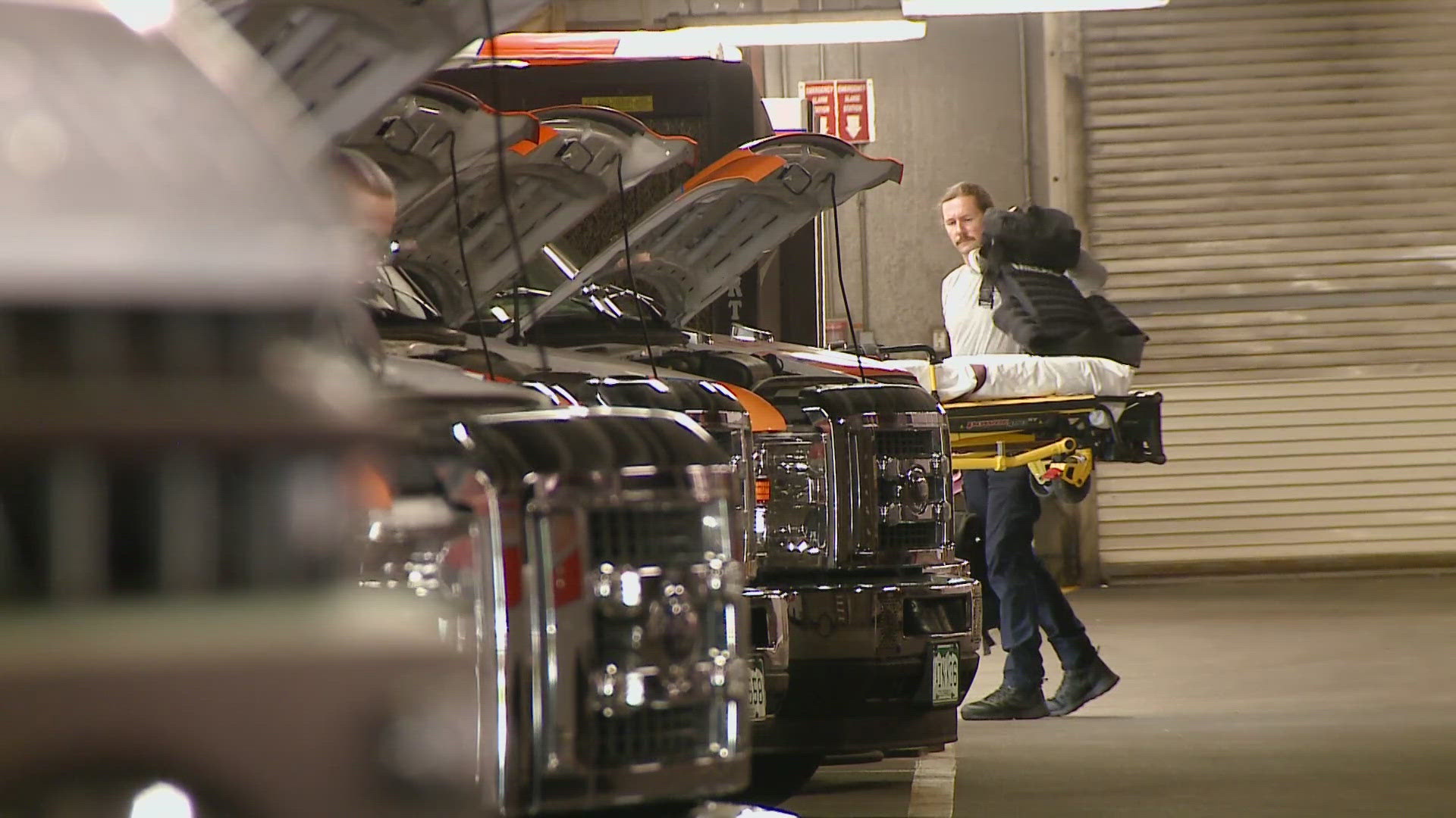 When a wildfire breaks out, alongside the firefighters are medical professionals, ready to help in a case a firefighter is injured.