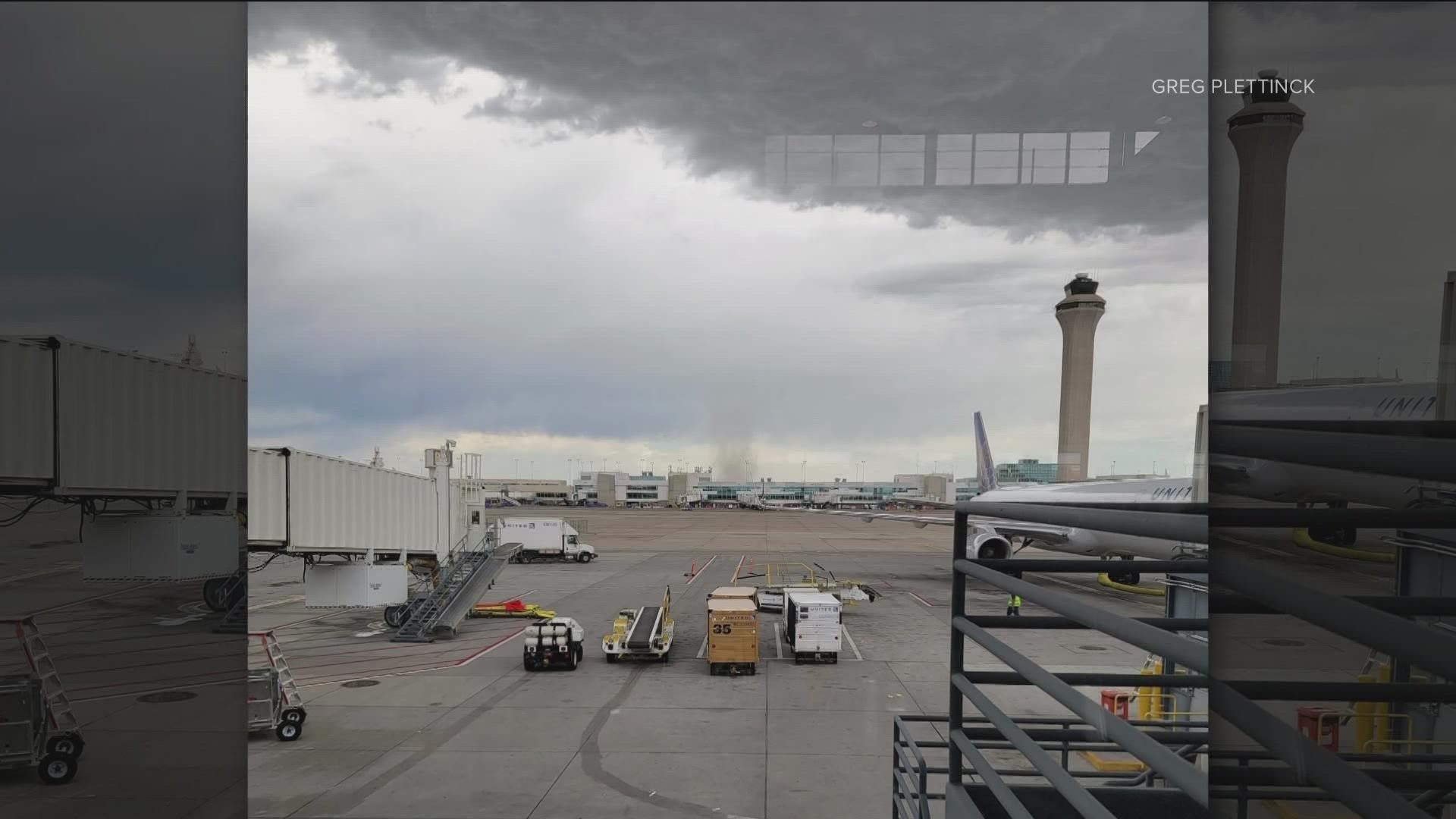 Denver Intl. Airport opened in 1995 in an area that now seems prone to tornadoes. The then-director of the New Airport Office said they researched that possibility.