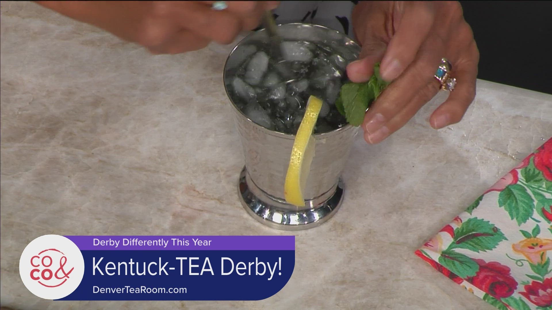 Celebrate the derby with teas and accessories from Denver Tea Room at DenverTeaRoom.com.