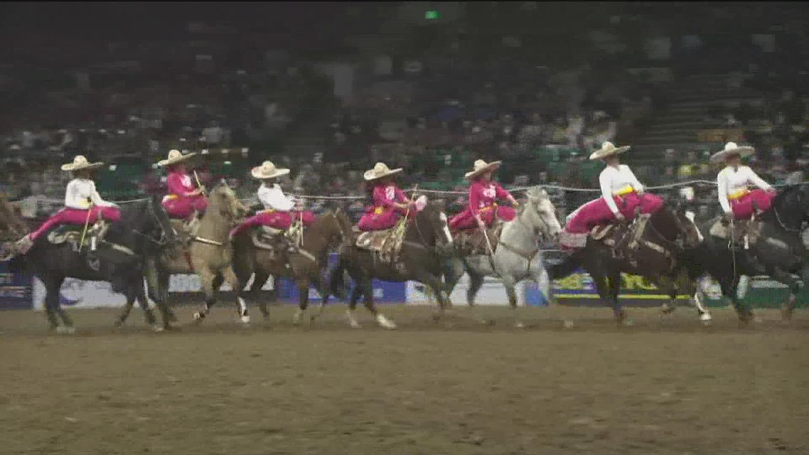 'Escaramuza,' the all-female horseback riding sport, is a Mexican ...