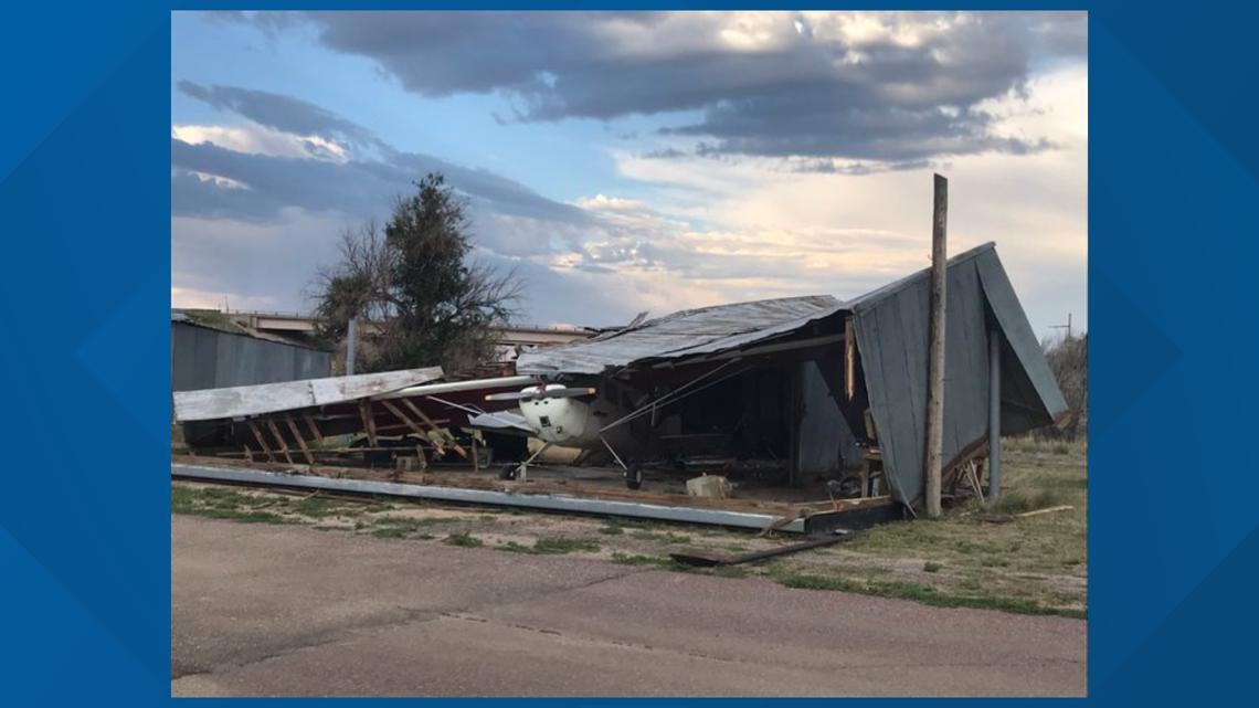 Dry microburst hits Limon airport causing damage
