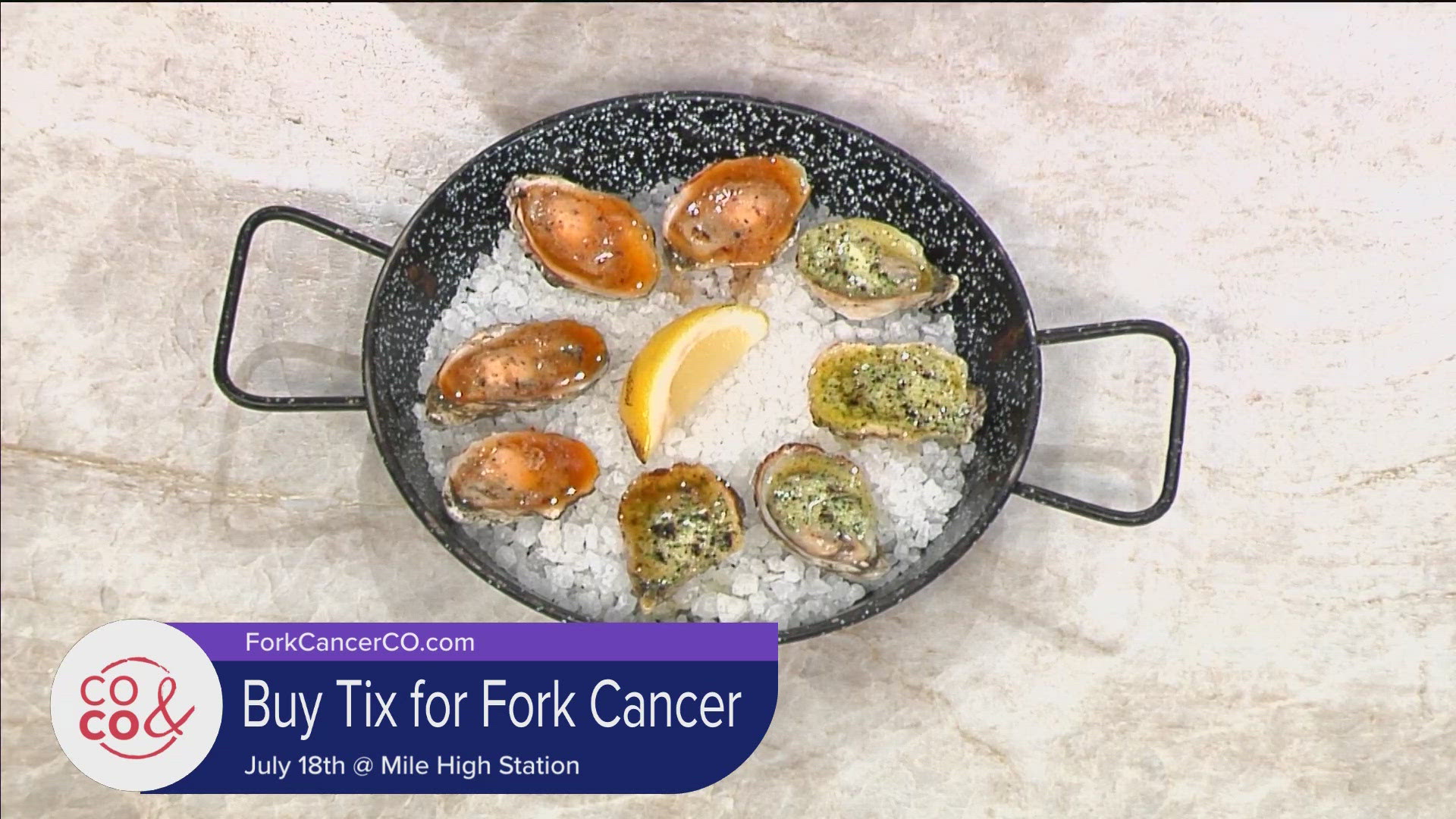 Get your tickets for the Fork Cancer event on July 18th at Mile High Station. Learn more at ForkCancerCO.org.