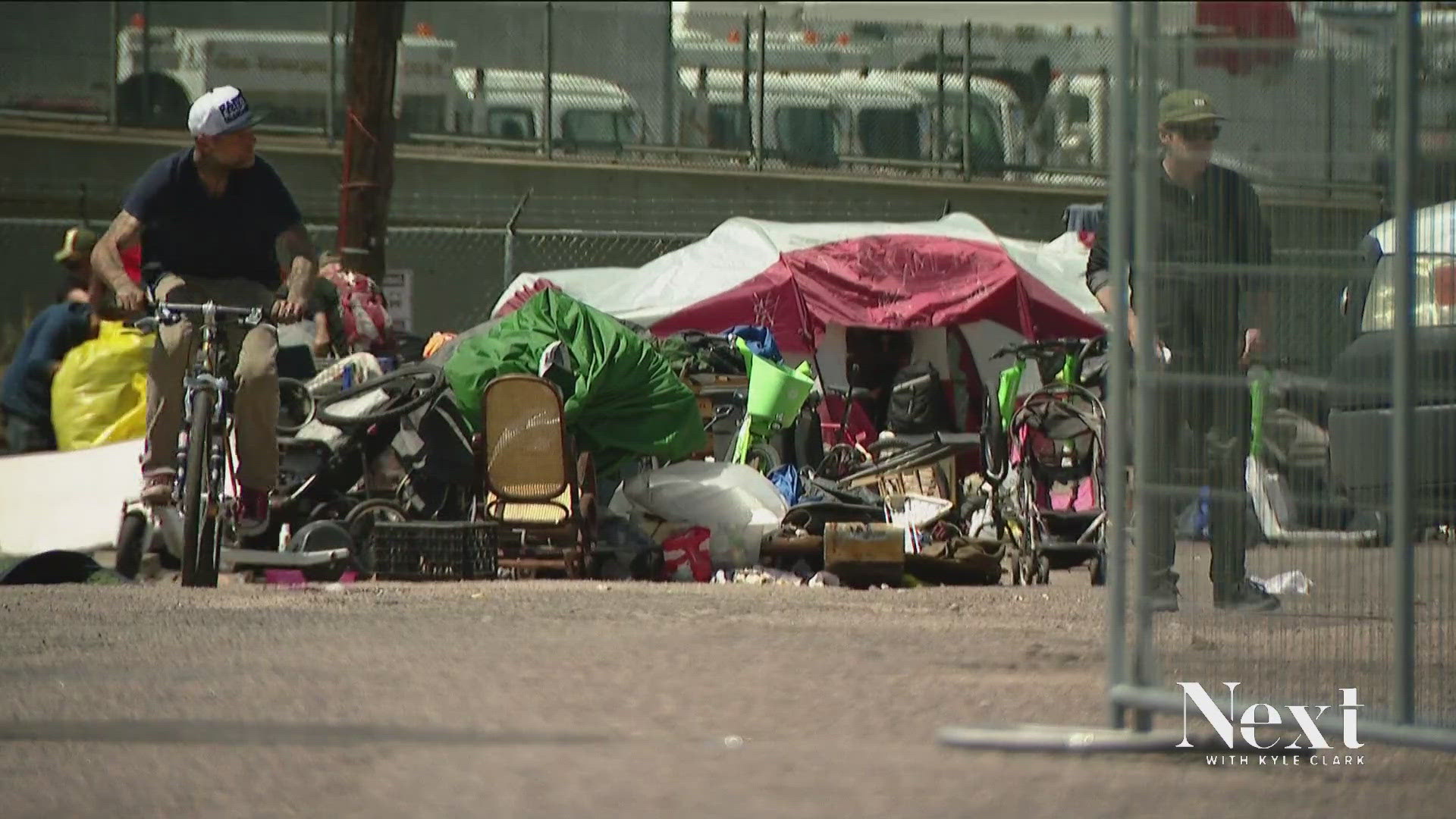 Some people at the 4th Avenue and Lipan Street encampment received housing, while others were told to move along.