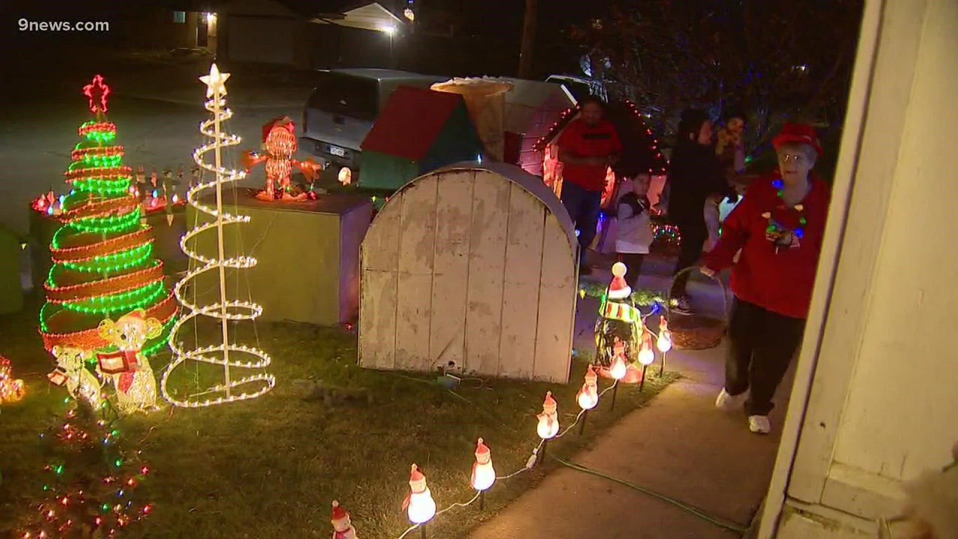 Viewers have been sharing some of the best Christmas lights around Colorado. Each family inside those homes has a story behind the lights.