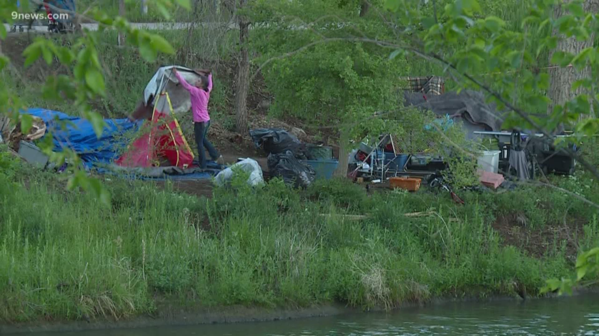 The City of Englewood and other local agencies are removing a homeless camp along the banks of the South Platte River. And one homeless advocate is going above and beyond to lend a helping hand.