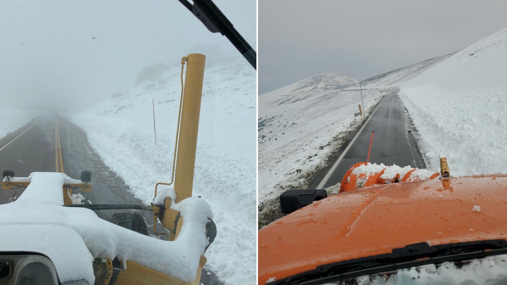 Trail Ridge Road closed because of fire and snow in same week | 9news.com