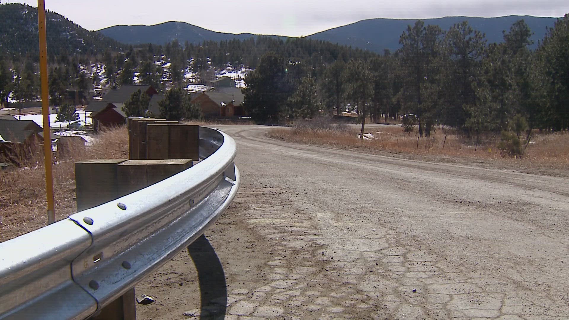 The home's residents have been asking for a guardrail for years. They hope it'll warn drivers there's a curve, and stop people from crashing into their property.