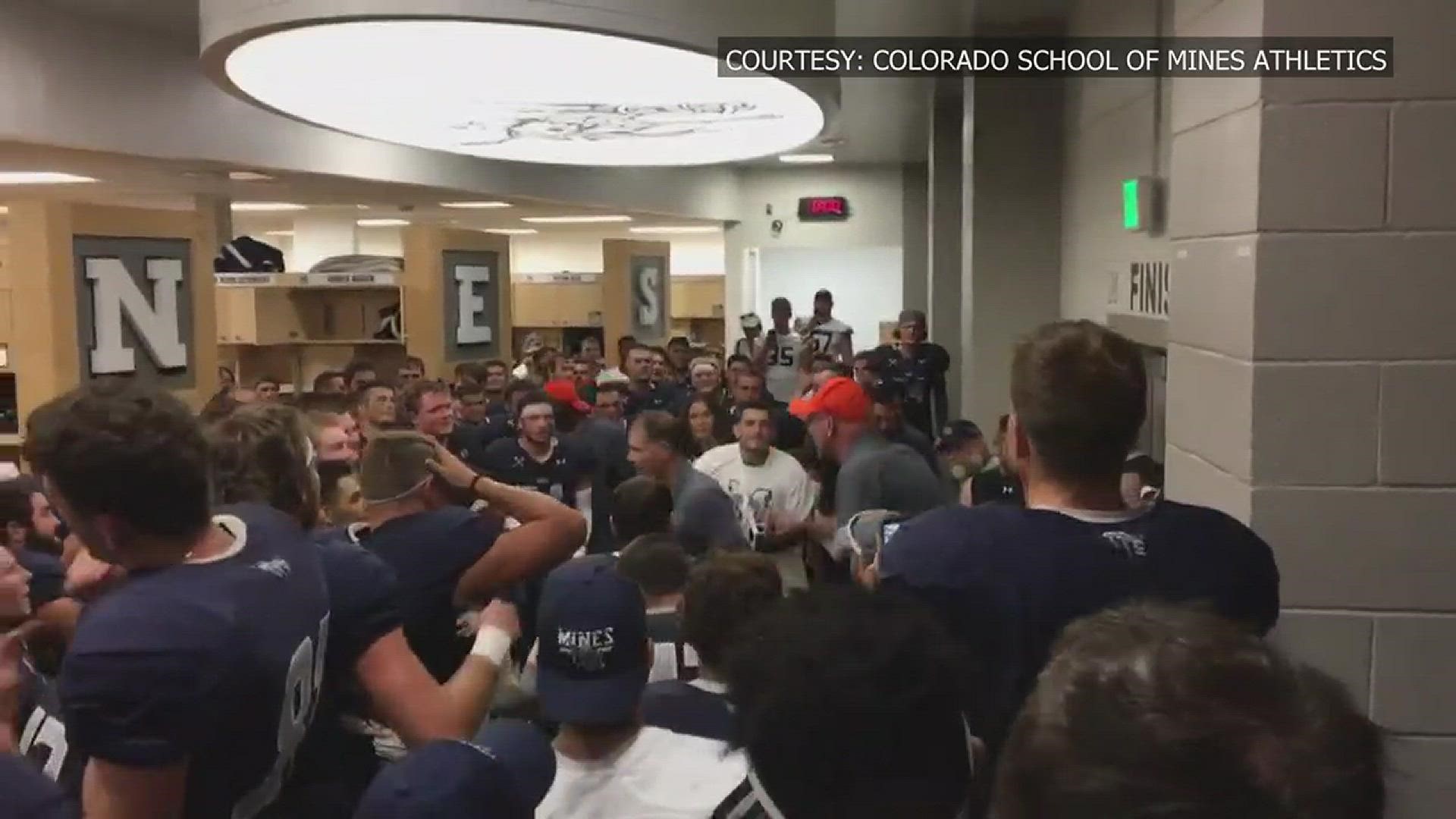Colorado School of Mines Football win chant