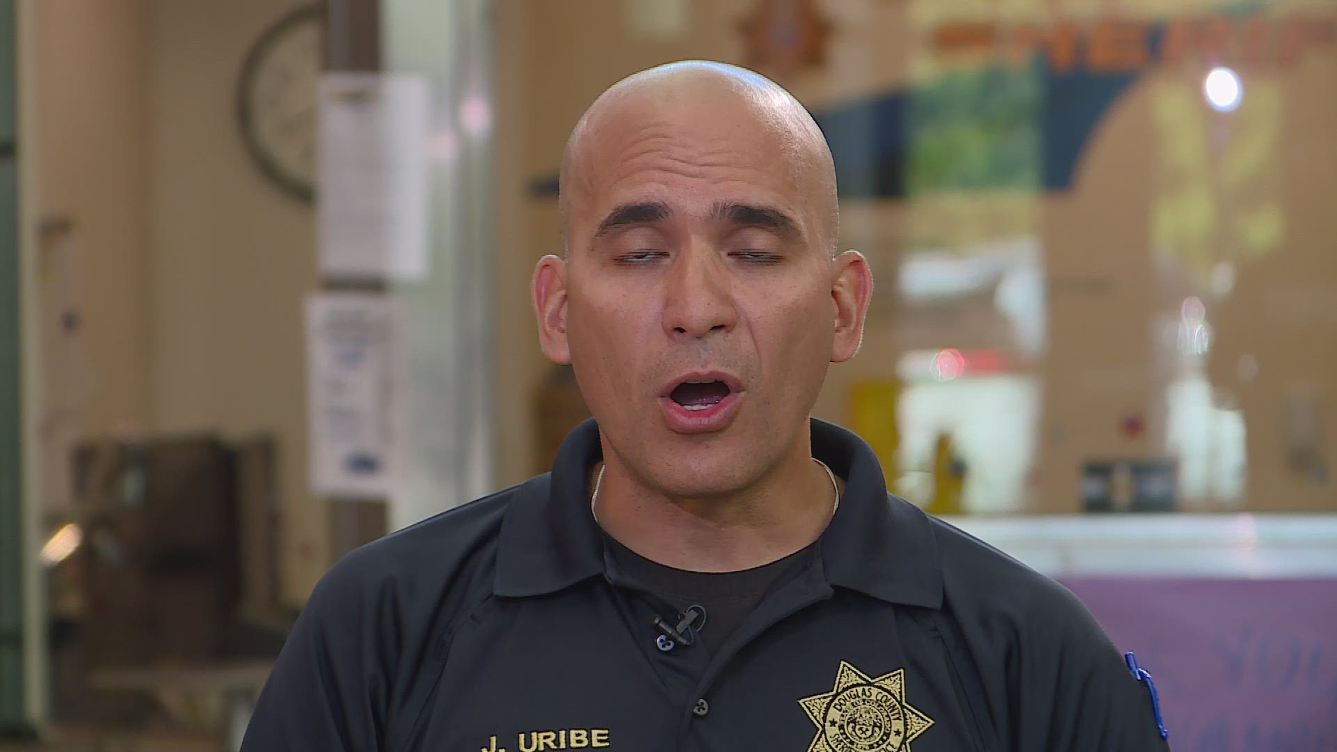 Douglas County Sheriff’s Deputy Gabriel Uribe wants students to feel save when they return to school.