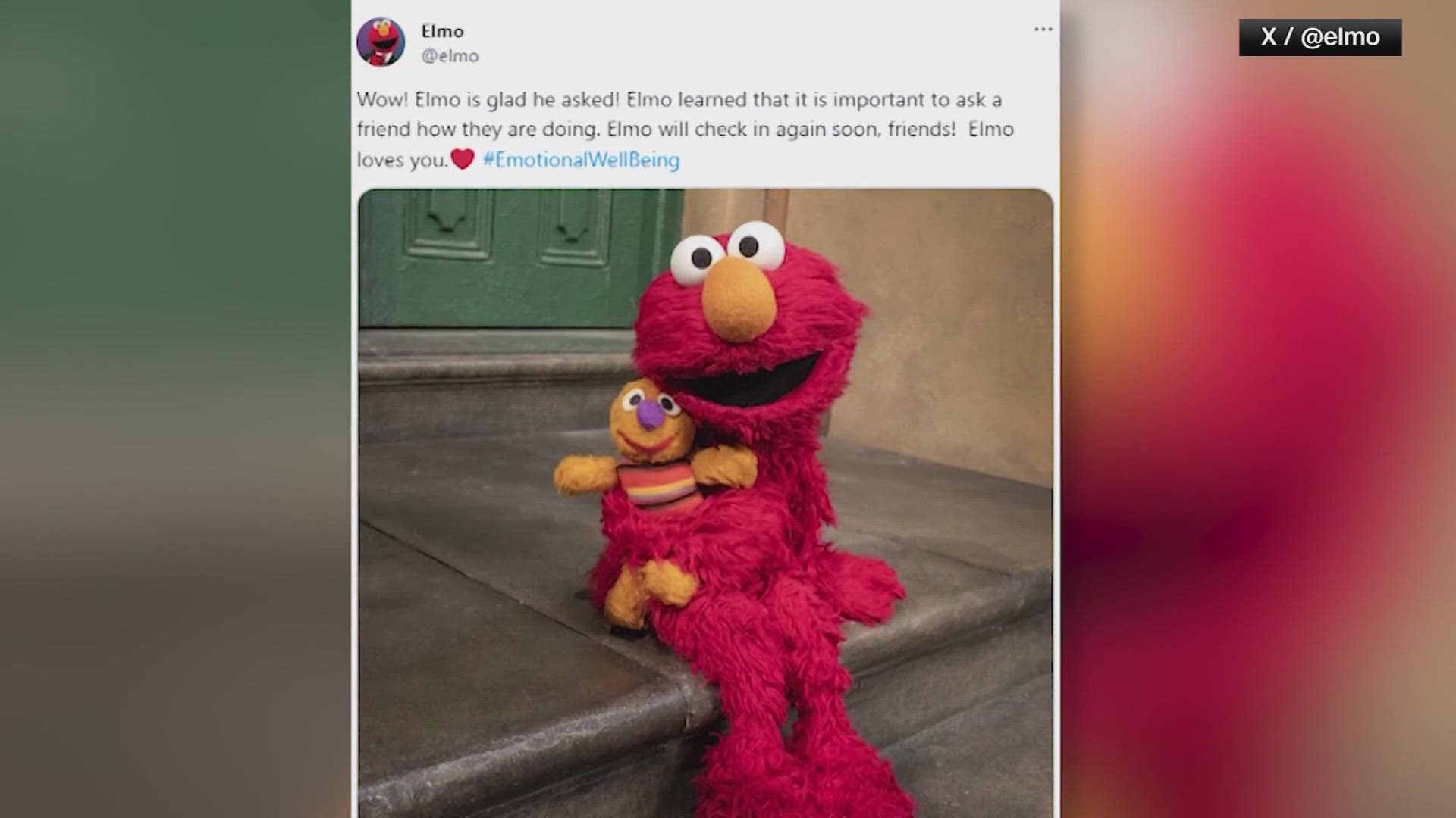 When Sesame Street's Elmo asked everyone how they were doing on the social media platform X, thousands of people provided very honest answers.