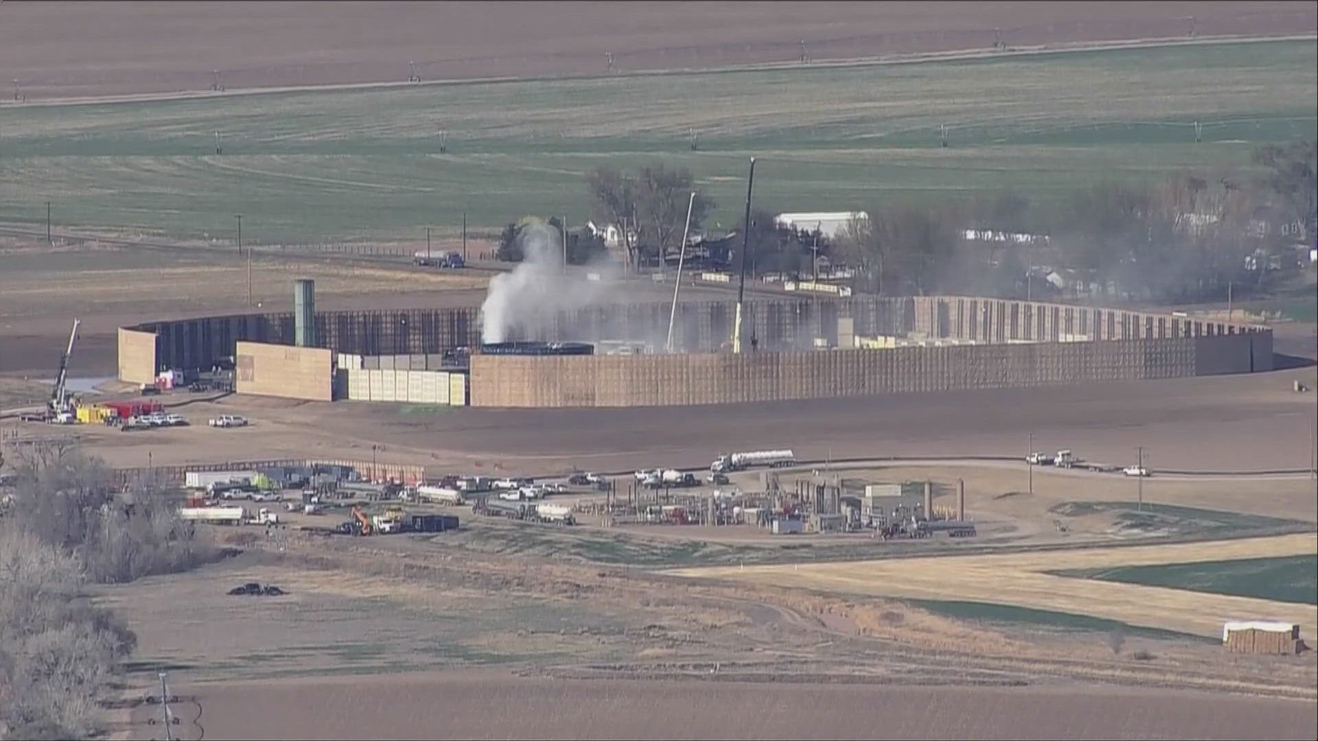 On April 6, there was a "blow out" at Bishop Well near Galeton in Weld County. Water, crude oil and gases spewed into the air. It took five days to contain.