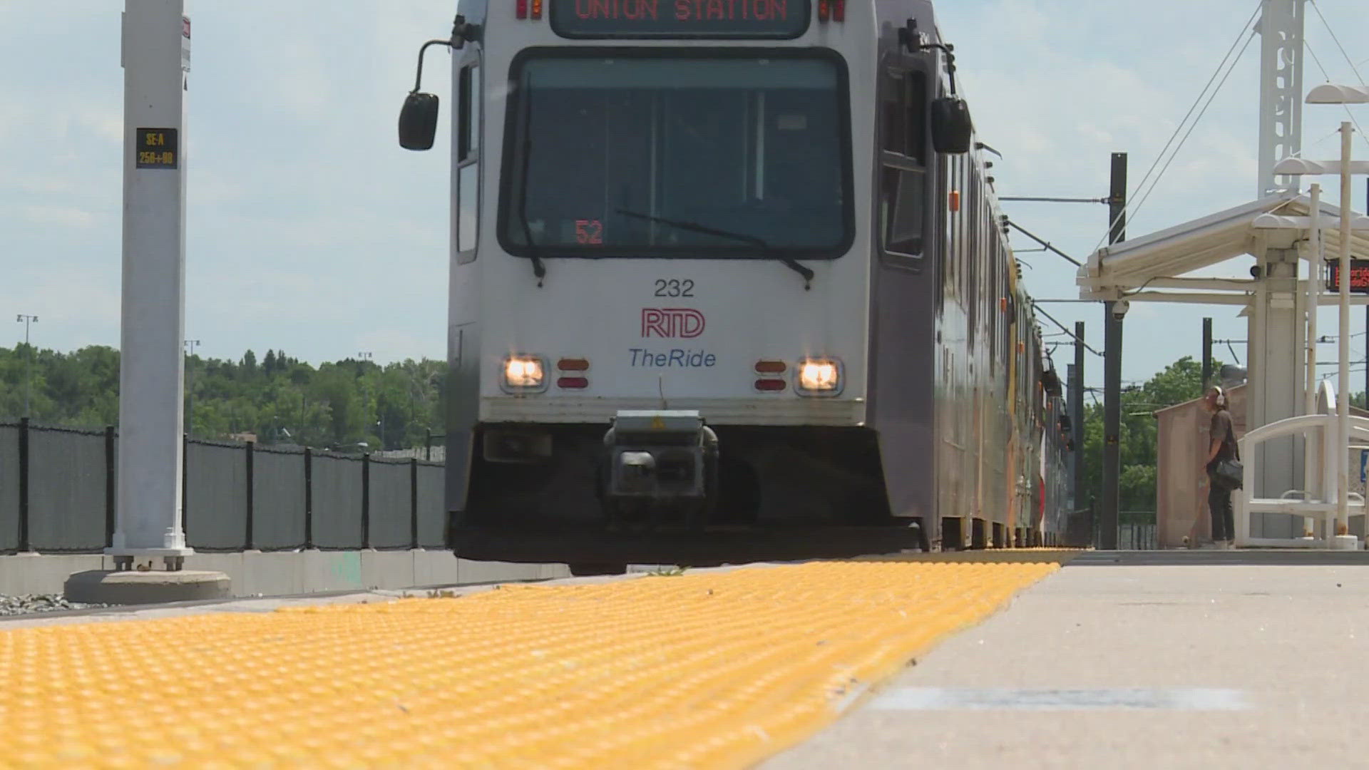 RTD slowed down the light rail along I-25 due to rail damage discovered from inspections.