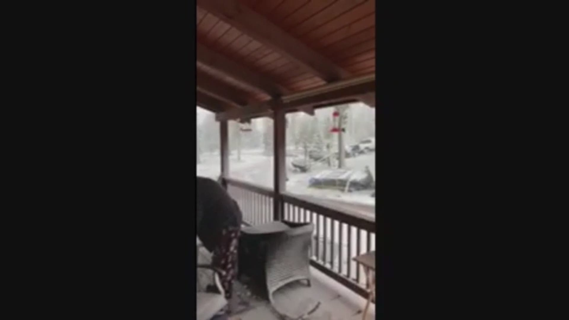 Viewer  Lala Jacoby shared this video of thunder snow in Crystal Lakes, Colorado on 6/8/20 (yes this happened in June).