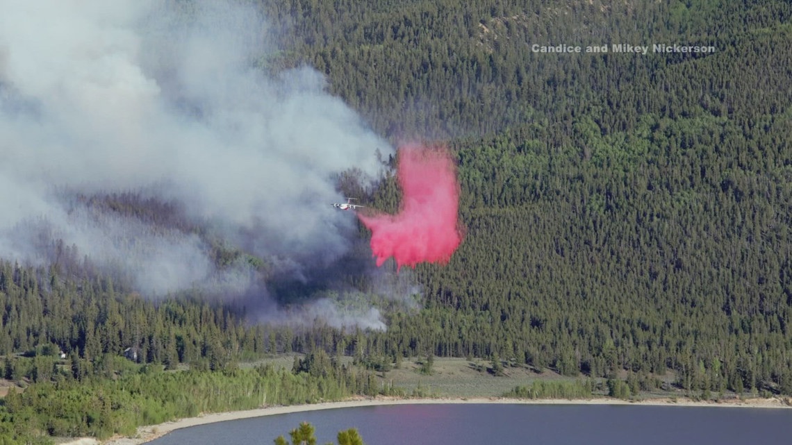 How big is the Interlaken Fire burning in Colorado?