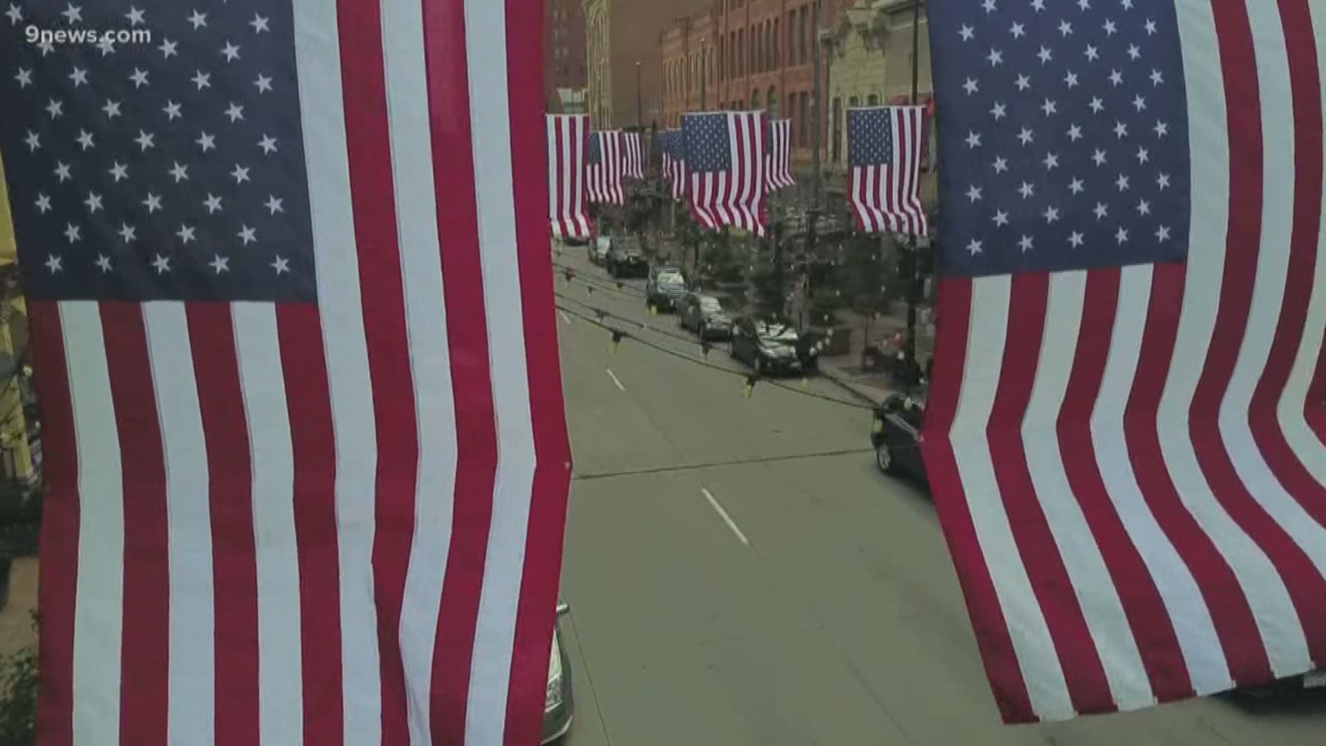 9NEWS reporter Lori Lizarraga and Photojournalist Tom Cole talked with Coloradans about what the American flag means to them.