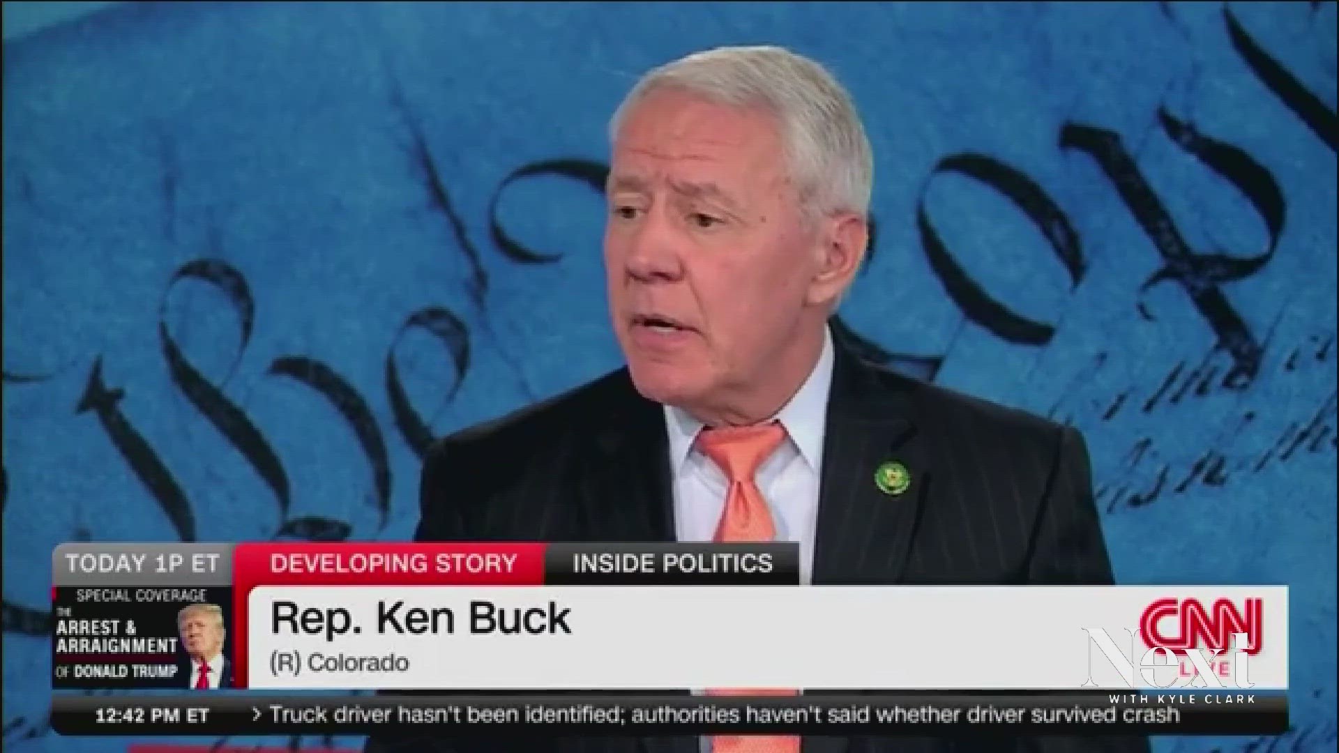 Colorado Republican Ken Buck voiced his support for the DOJ probe of former President Donald Trump. Previously, Buck made excuses for why Trump had classified docs.