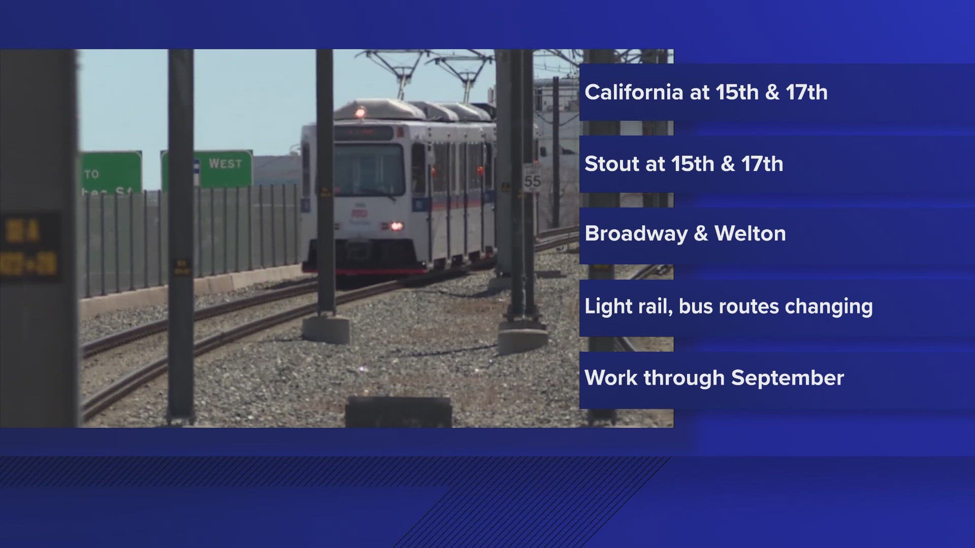 RTD says they've made repairs over the years but with recent track inspections, they've noticed the integrity of the infrastructure is deteriorating.