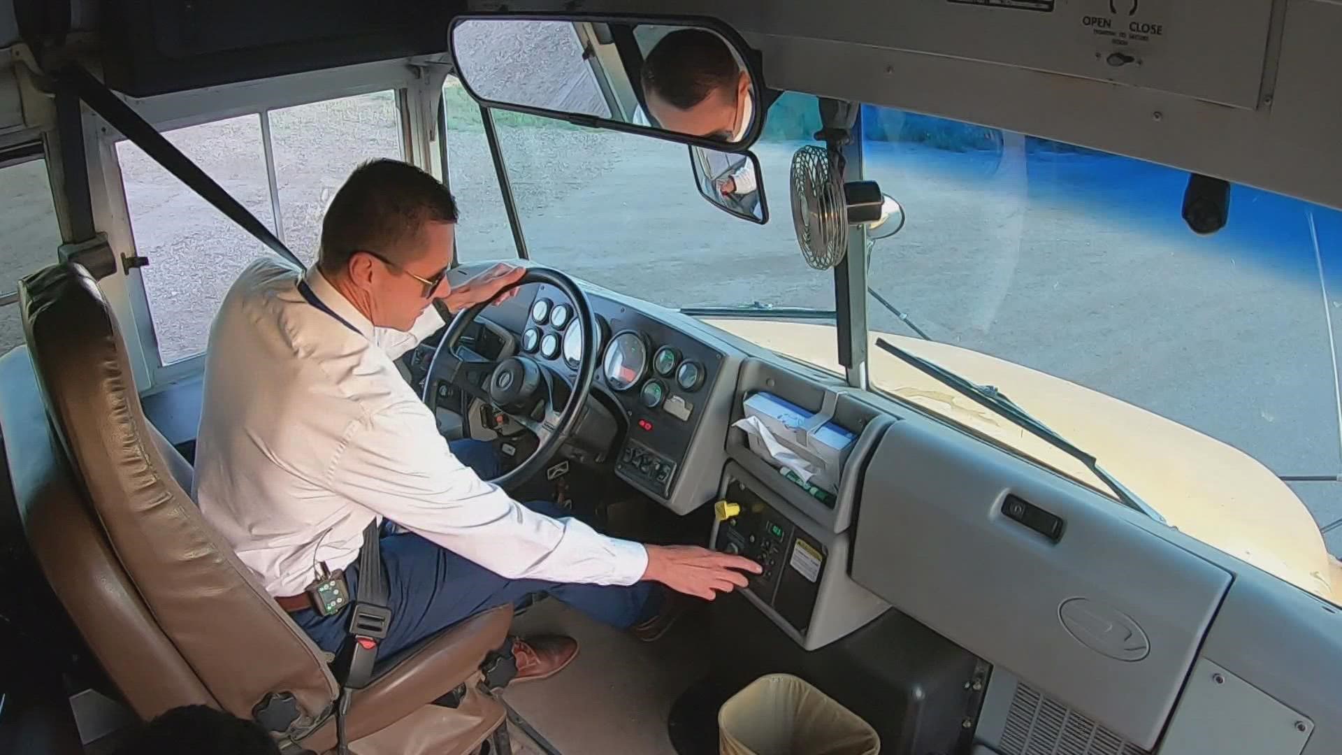 Jeremy Burmeister is not your typical bus driver. He's also the Superintendent of Schools in Weld Re-7.