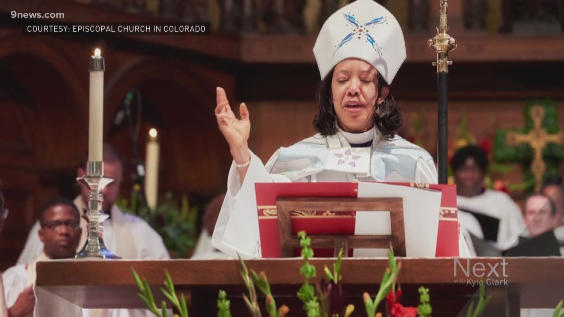 9NEWS spoke with the first female and first African American bishop of the Episcopal Church of Colorado.