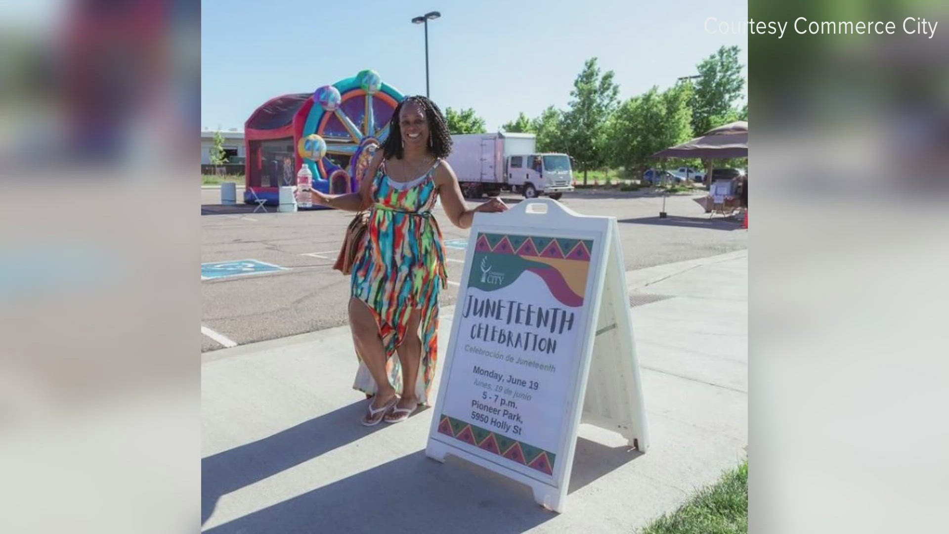 The Juneteenth celebration at Pioneer Park features a barbeque, live DJ, a bounce house and more.