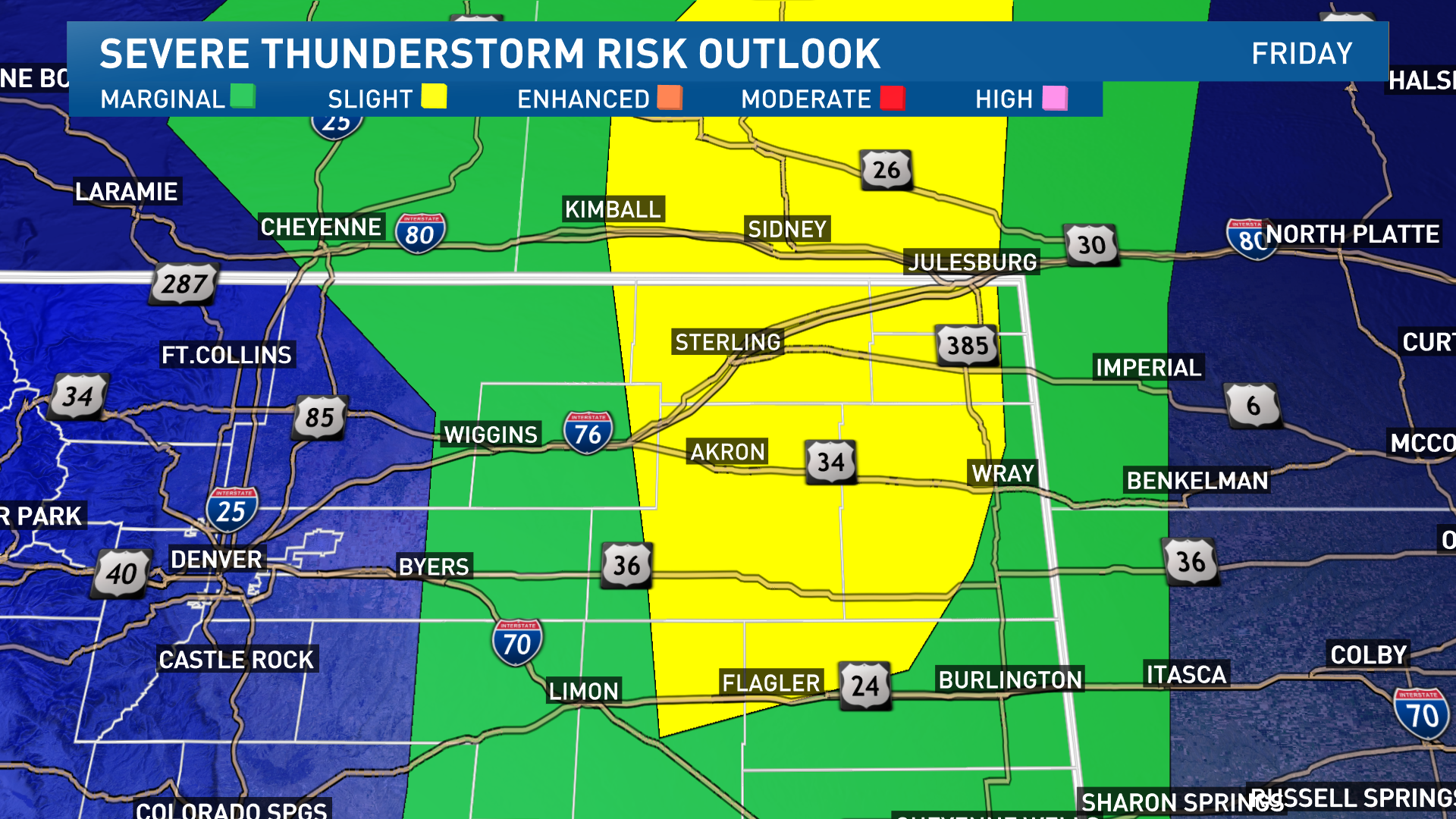 Forecast for severe weather in eastern Colorado | 9news.com